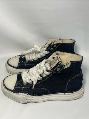 Maison Mihara Yashuhiro Hank high top sneaker black and white EU 41